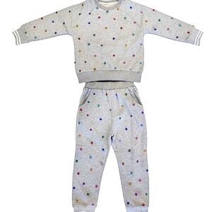 Lola and the Boys rainbow gem tracksuit set in girls size 6